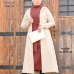 بالطو نسائي بالطو جوخ + بيزك ريب صوف