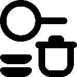 Home appliances icon representing kitchen and household tools