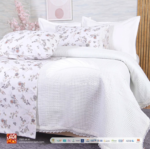 طقم السرير مطرز من ريش نعام - Image 6