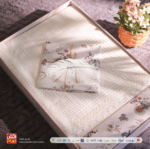 طقم السرير مطرز من ريش نعام - الصورة 5