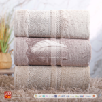 طقم فوط قطن 100% – 3 قطع – مقاس 60×120 سم - Image 2