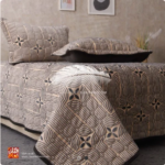 ⁦كوفرتة قطيفة مشجر كولكشن 2026 – 3 قطع (250×230) تصنيع ريش نعام⁩ - الصورة ⁦8⁩