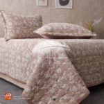 ⁦كوفرتة قطيفة مشجر كولكشن 2026 – 3 قطع (250×230) تصنيع ريش نعام⁩ - الصورة ⁦9⁩