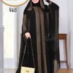 عباية "شروق الخليج" الفاخرة – سترة الخليج (كود 935)