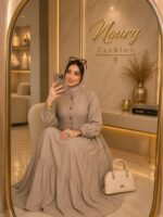 ⁦فستان حسناء.. إطلالة تأسر القلوب بلمسة الكتان⁩ - الصورة ⁦2⁩